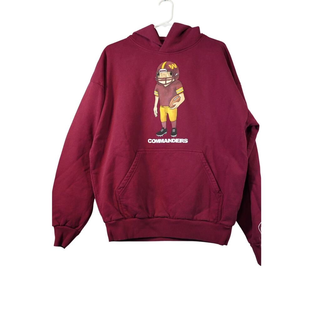 Bad Bunny x NFL Washington Commanders Concho Hoodie Burgundy Small NWT